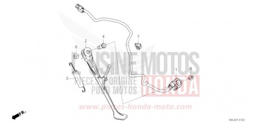 BEQUILLE CB1000RAM de 2021
